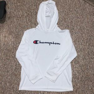 Boy’s Long Sleeve Hooded Champion Shirt